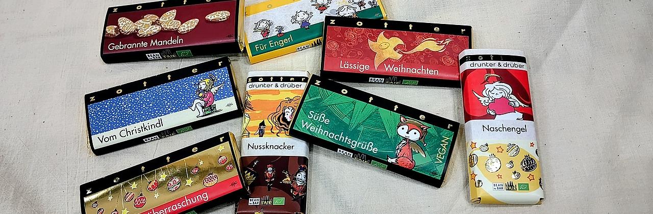 zotter Weihnachtsschokolade